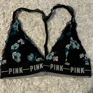 PINK floral bralette